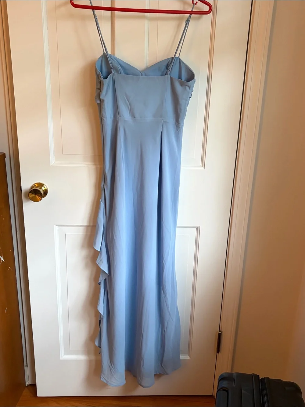 Billy J Kiyah Midi Bridesmaid Dress Blue - Picture 4 of 6